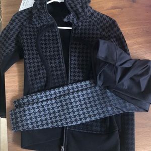 Lululemon size 6 scuba hoodie, size 4 lulu legging